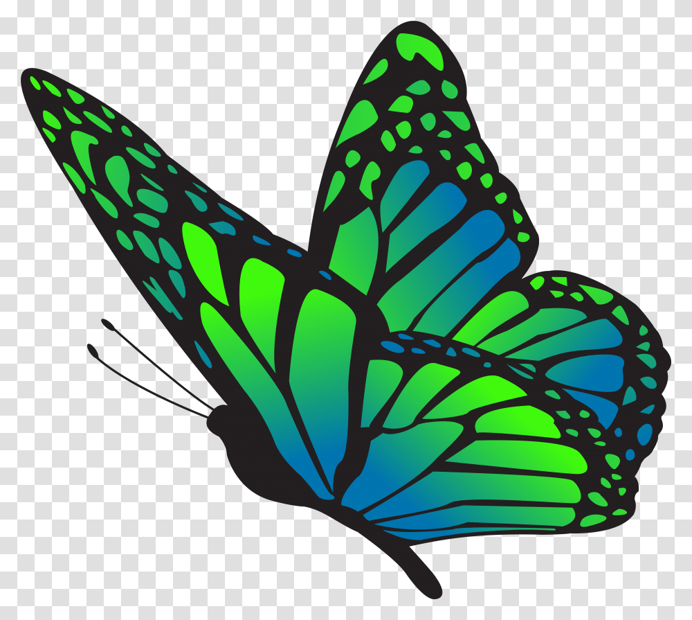 Clipart Gallery Butterfly Blue, Insect, Invertebrate, Animal, Monarch Transparent Png