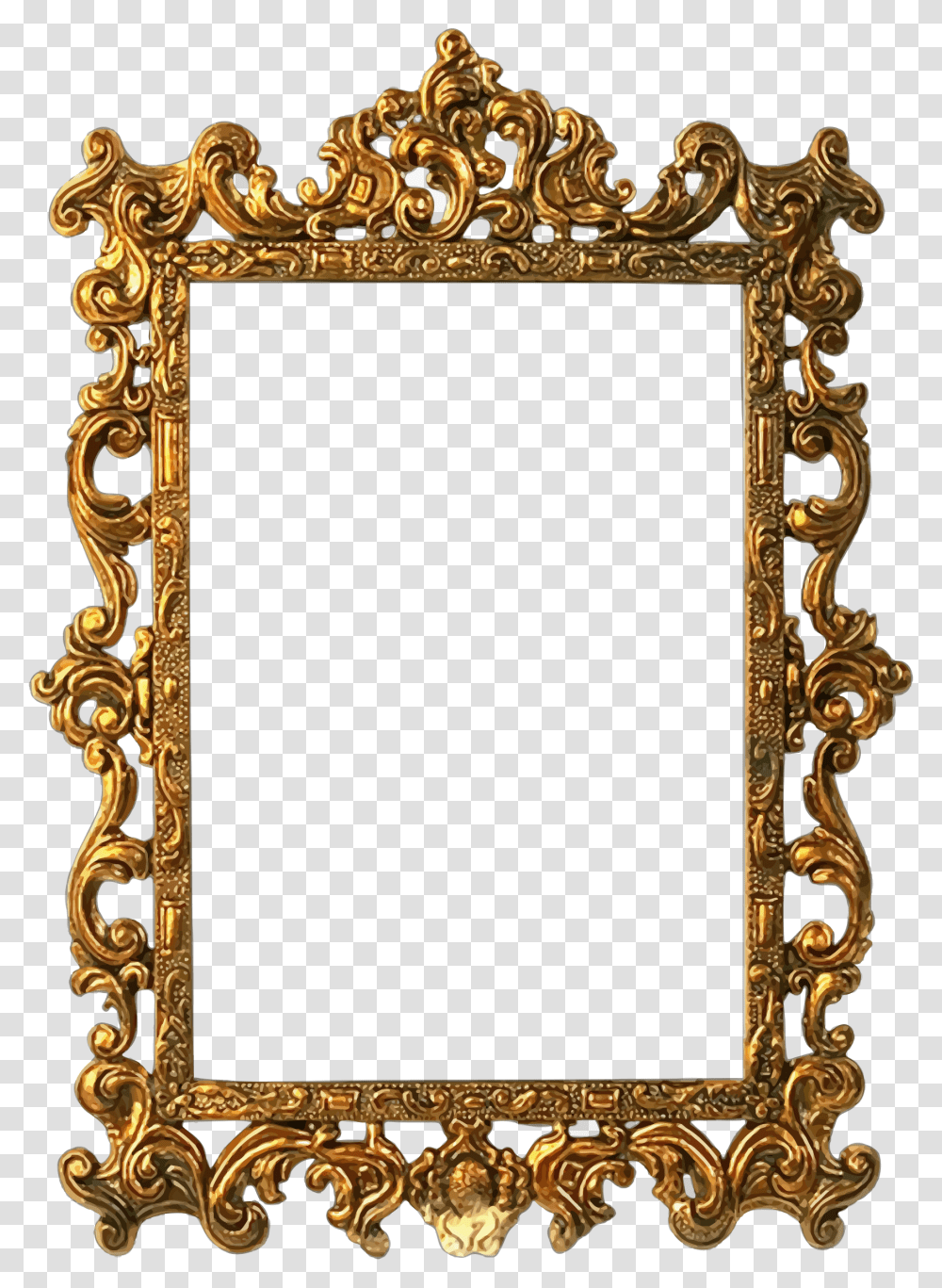 Clipart, Gate, Mirror, Gold Transparent Png