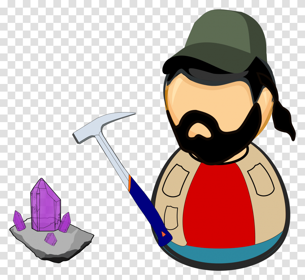 Clipart Geologist, Tool, Outdoors, Hammer, Costume Transparent Png