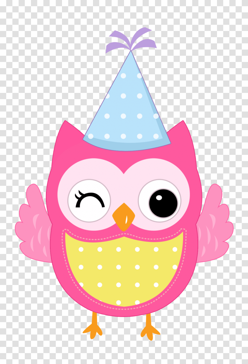 Clipart Get Set Owl Birthday And Owl, Apparel, Party Hat Transparent Png