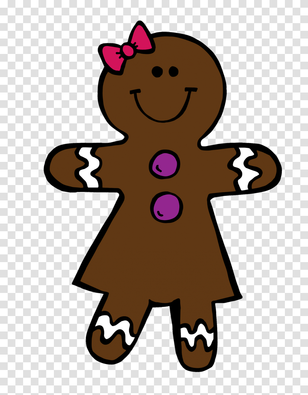 Clipart Gingerbread Girl Winging, Cookie, Food, Biscuit, Cross Transparent Png