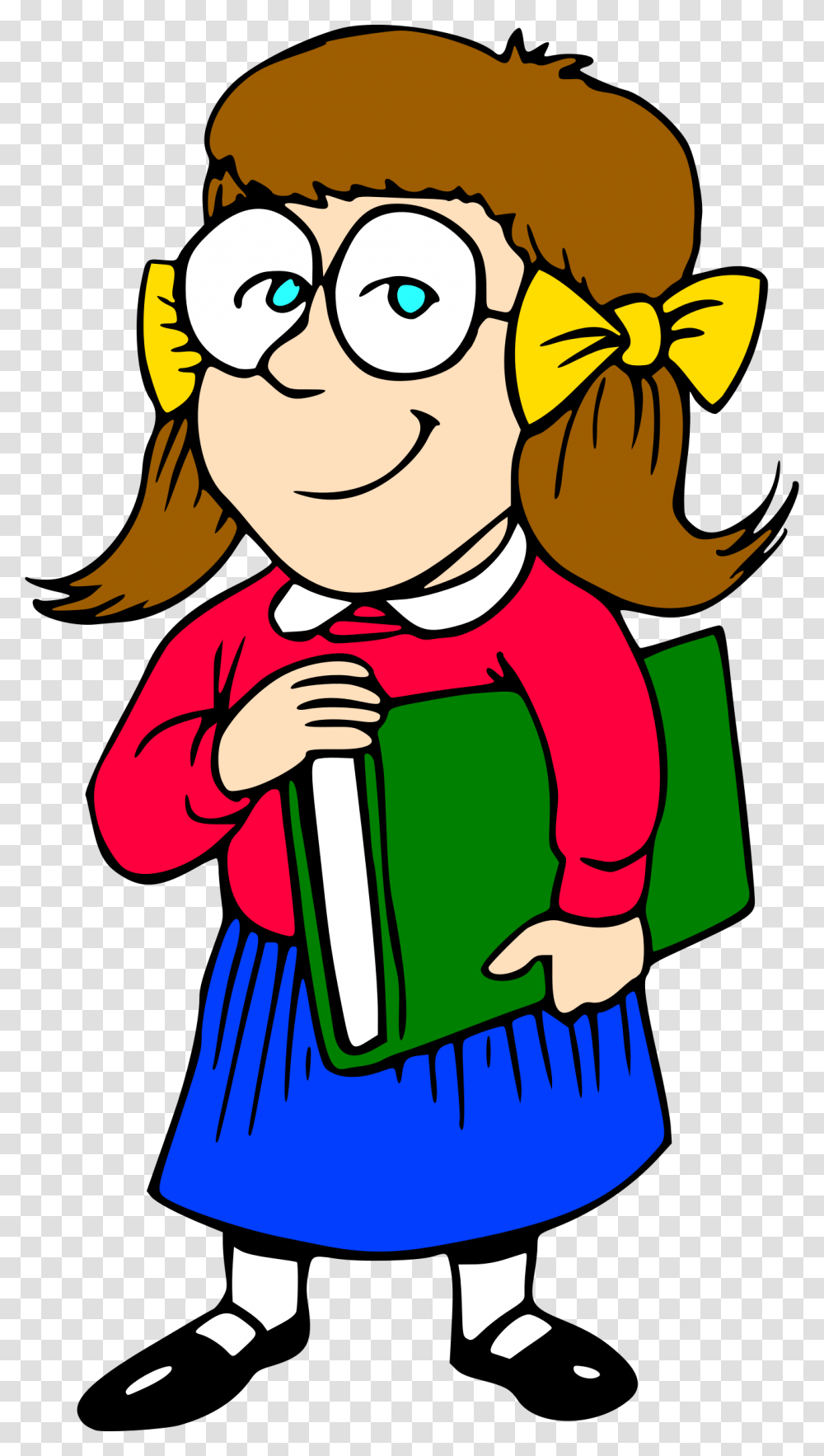 Clipart Girl, Performer, Reading, Costume Transparent Png