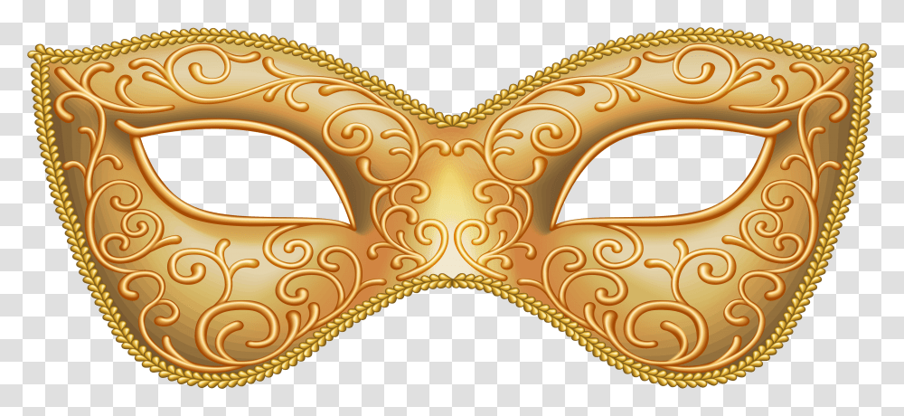Clipart Gold Masquerade Mask Background Masquerade Transparent Png