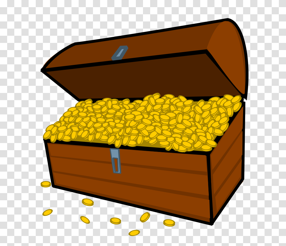 Clipart Gold, Treasure, Box Transparent Png