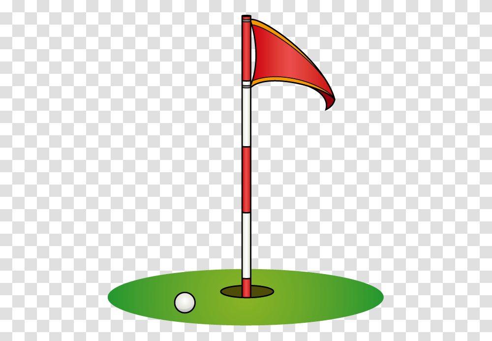 Clipart Golf Hole, Flag, Shovel, Tool Transparent Png