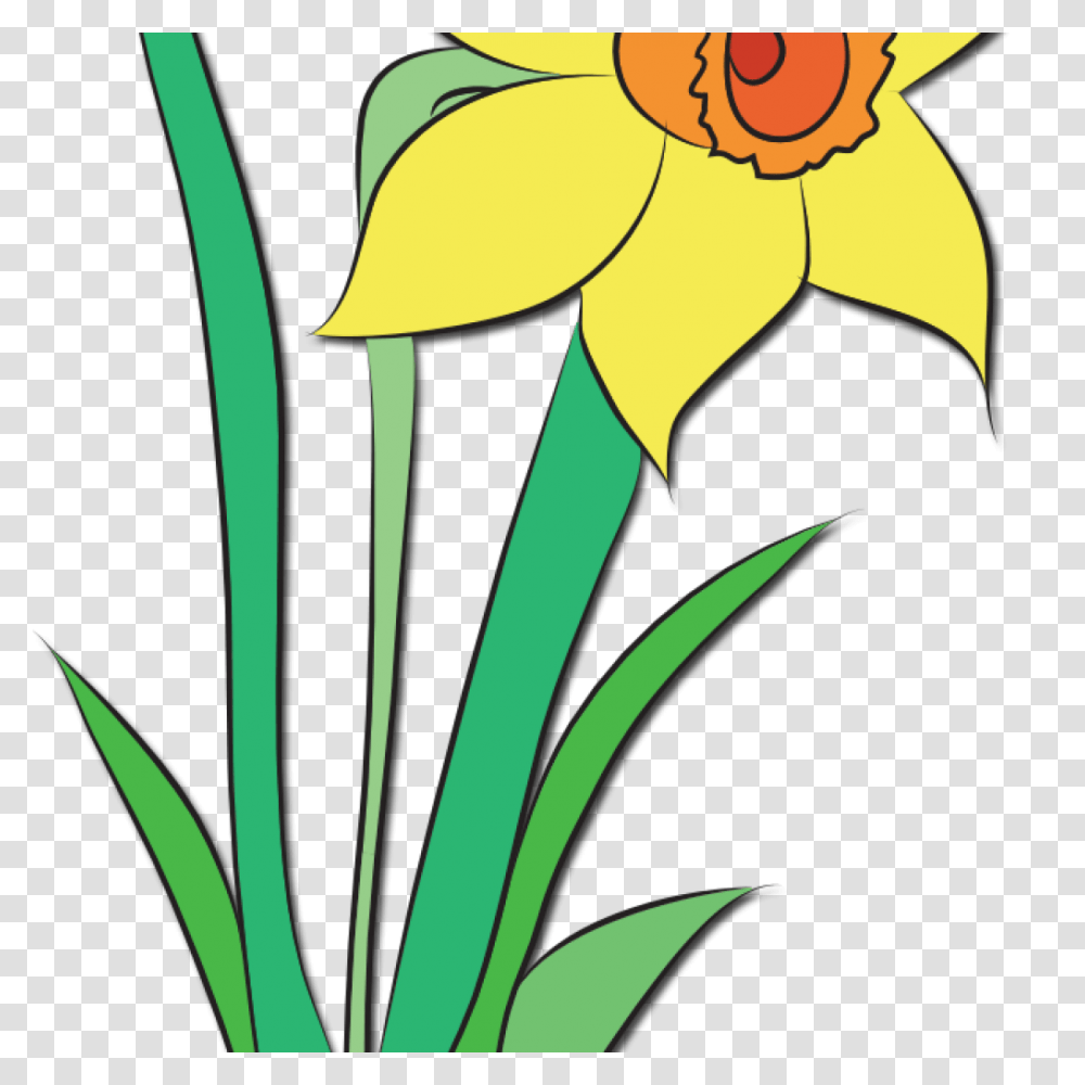 Clipart Grass And Flowers May Clip Art New Year, Plant, Blossom, Daffodil, Iris Transparent Png