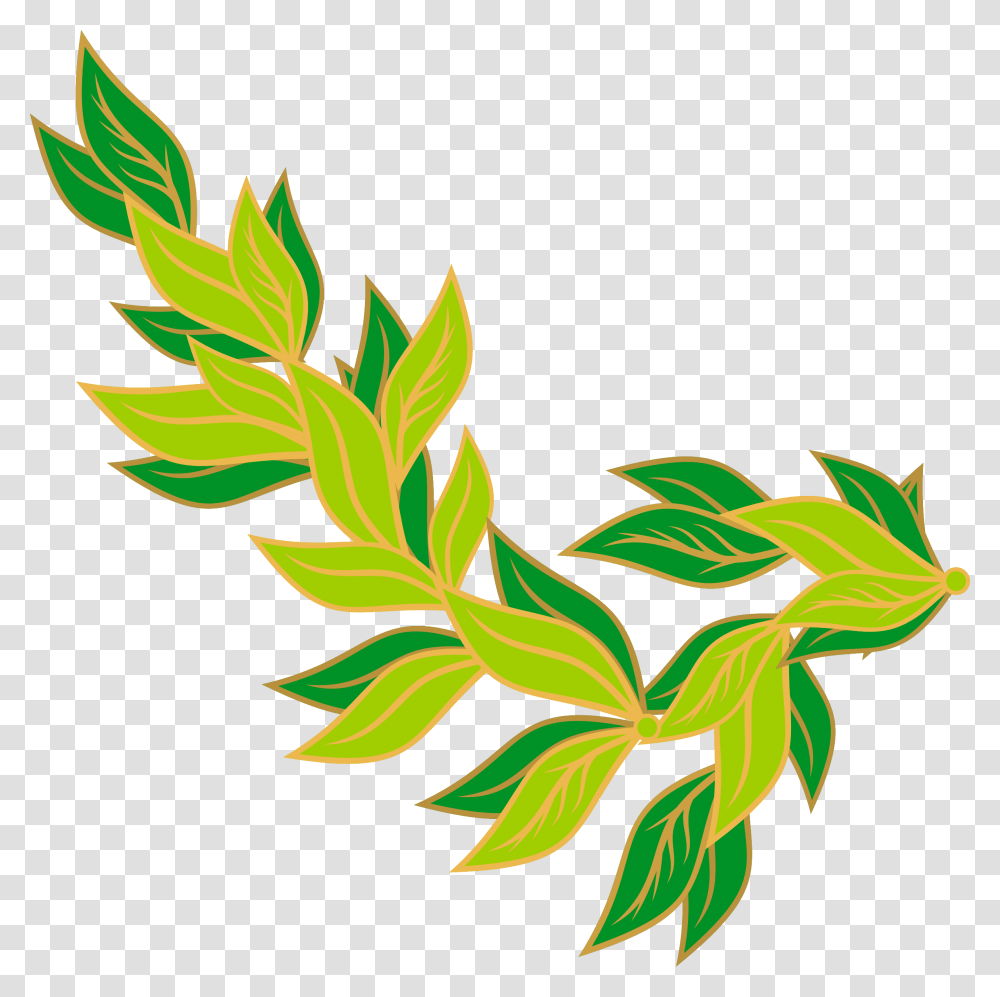 Clipart Green Leaves Border Clip Art, Floral Design, Pattern, Plant Transparent Png