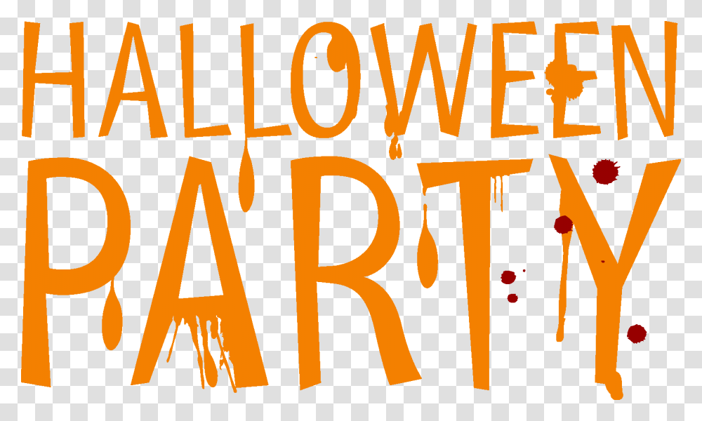 Clipart Halloween 8 Halloween Party Word, Alphabet, Number Transparent Png