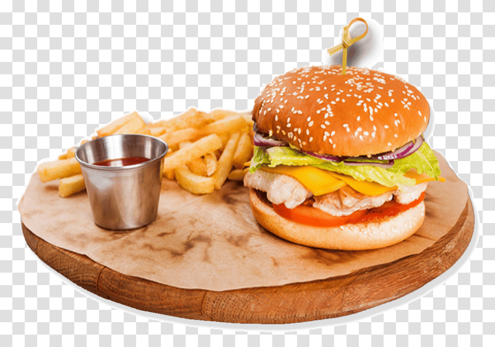 Clipart Hamburger And Fries, Food, Bread, Meal, Dish Transparent Png