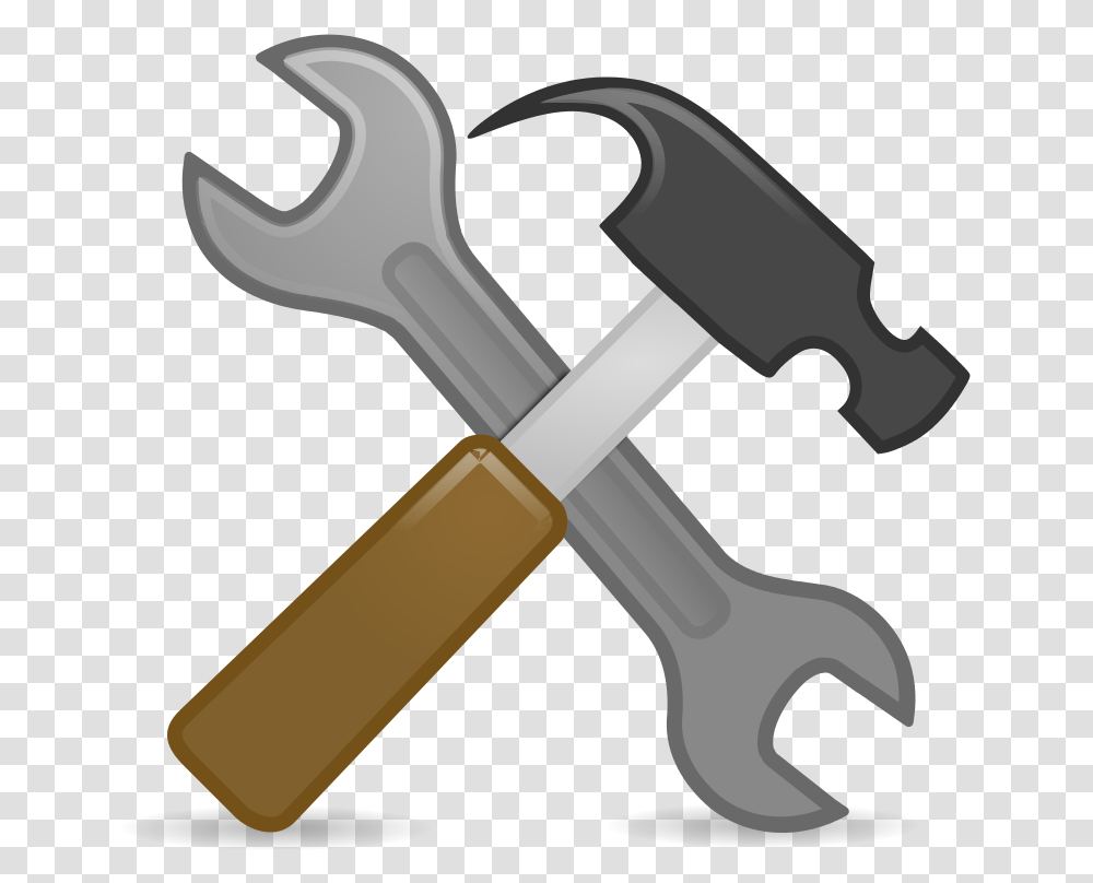Clipart Hammer Clipart Hammer And Tools Clipart, Axe, Wrench Transparent Png