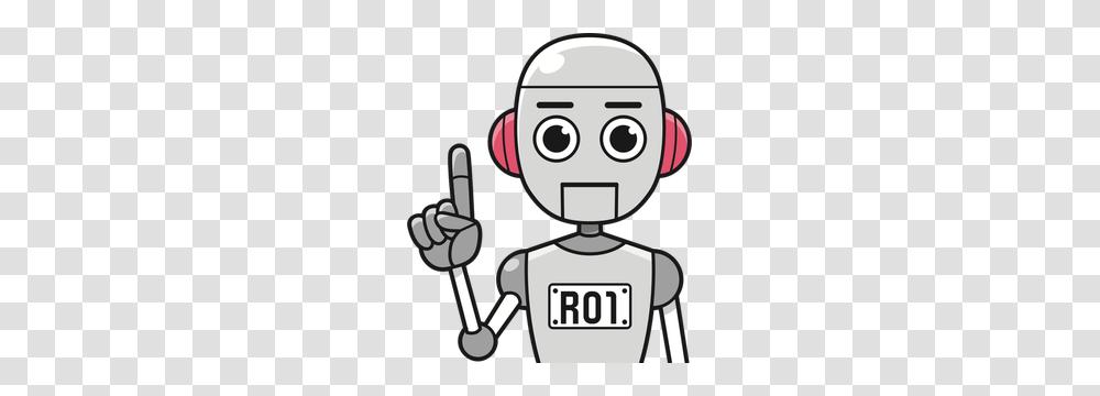 Clipart Hand Pointing Finger, Robot, Poster, Advertisement Transparent Png