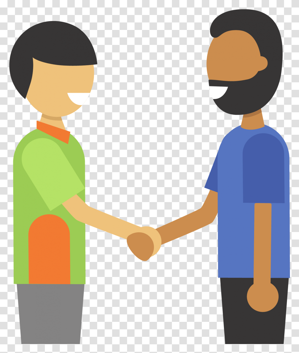 Clipart Handshakes Two People Holding Hands Clip Art, Sleeve, Face Transparent Png
