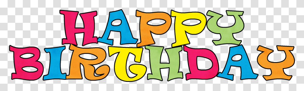 Clipart Happy Birthday, Alphabet, Handwriting, Poster Transparent Png
