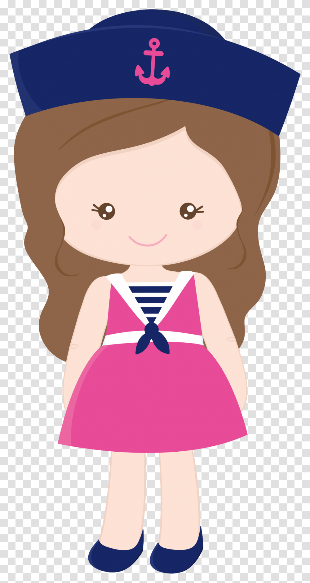 Clipart Happy Clip Art And Nautical, Doll, Toy, Barbie, Figurine Transparent Png