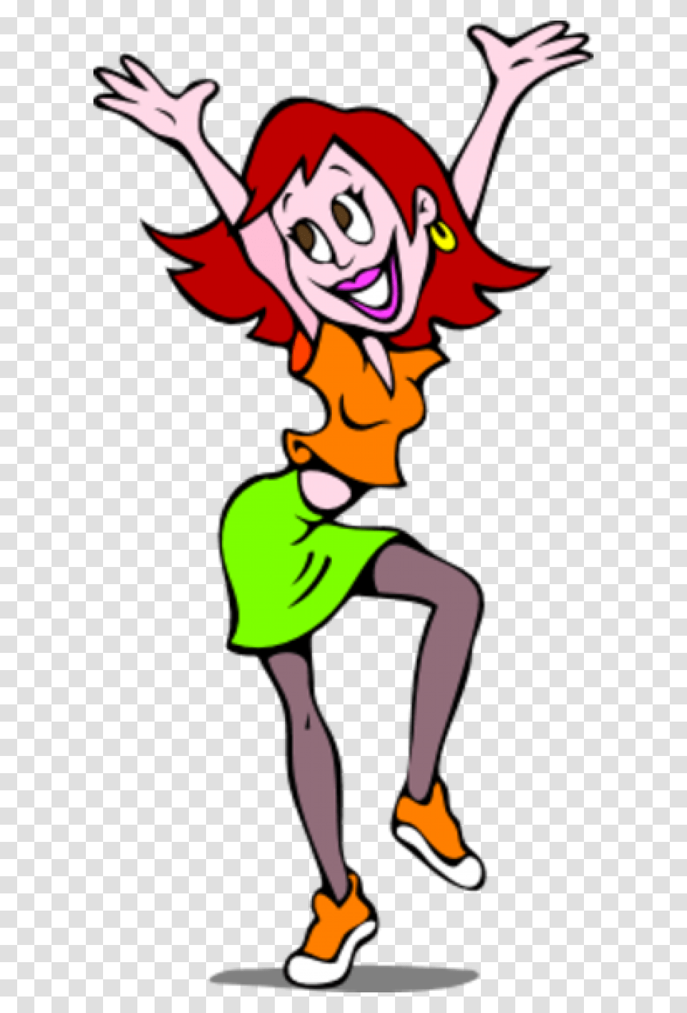Clipart Happy Woman, Performer, Person, Leisure Activities Transparent Png