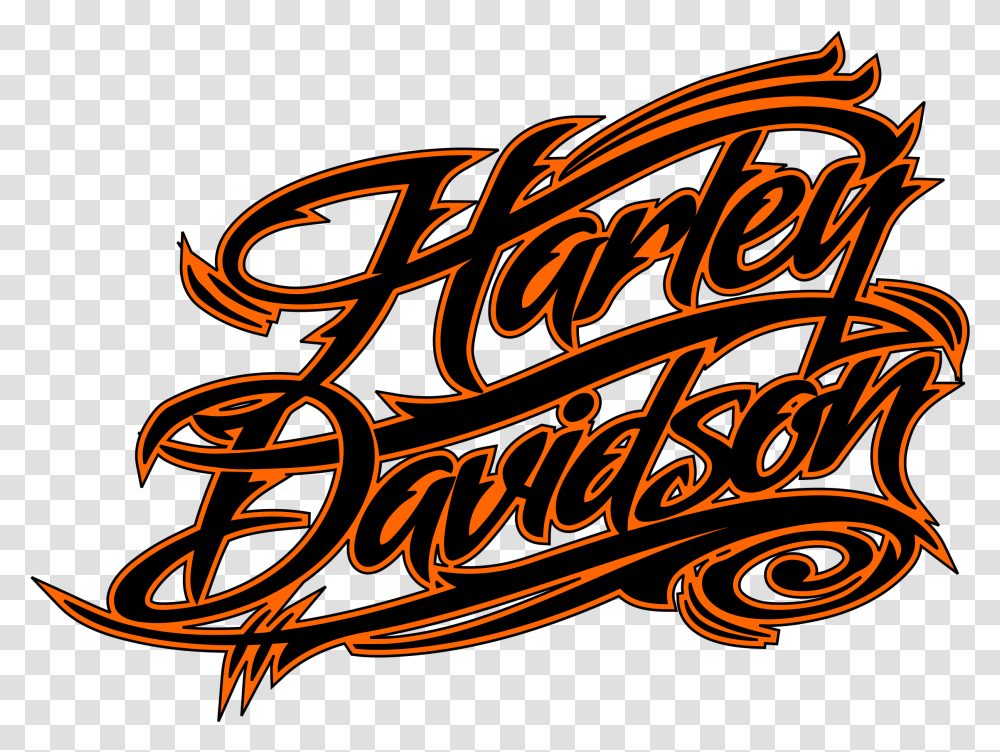 Clipart Harley Davidson Harley Davidson Stickers Free, Text, Calligraphy, Handwriting Transparent Png
