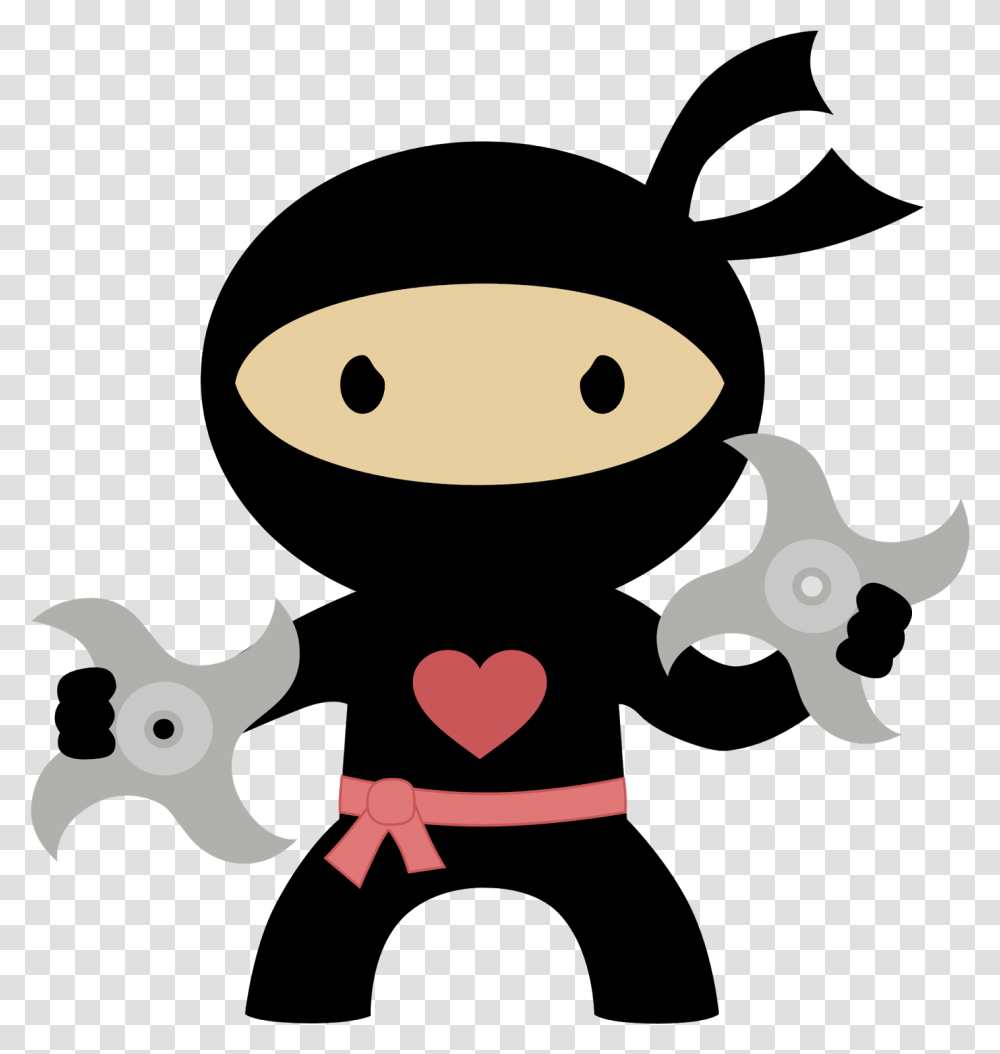 Clipart Heart Ninja Clipart, Animal, Pirate, Mammal, Performer Transparent Png