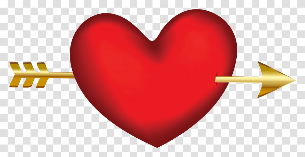 Clipart Heart With Arrow Free Stock Heart With Arrow Heart, Balloon Transparent Png