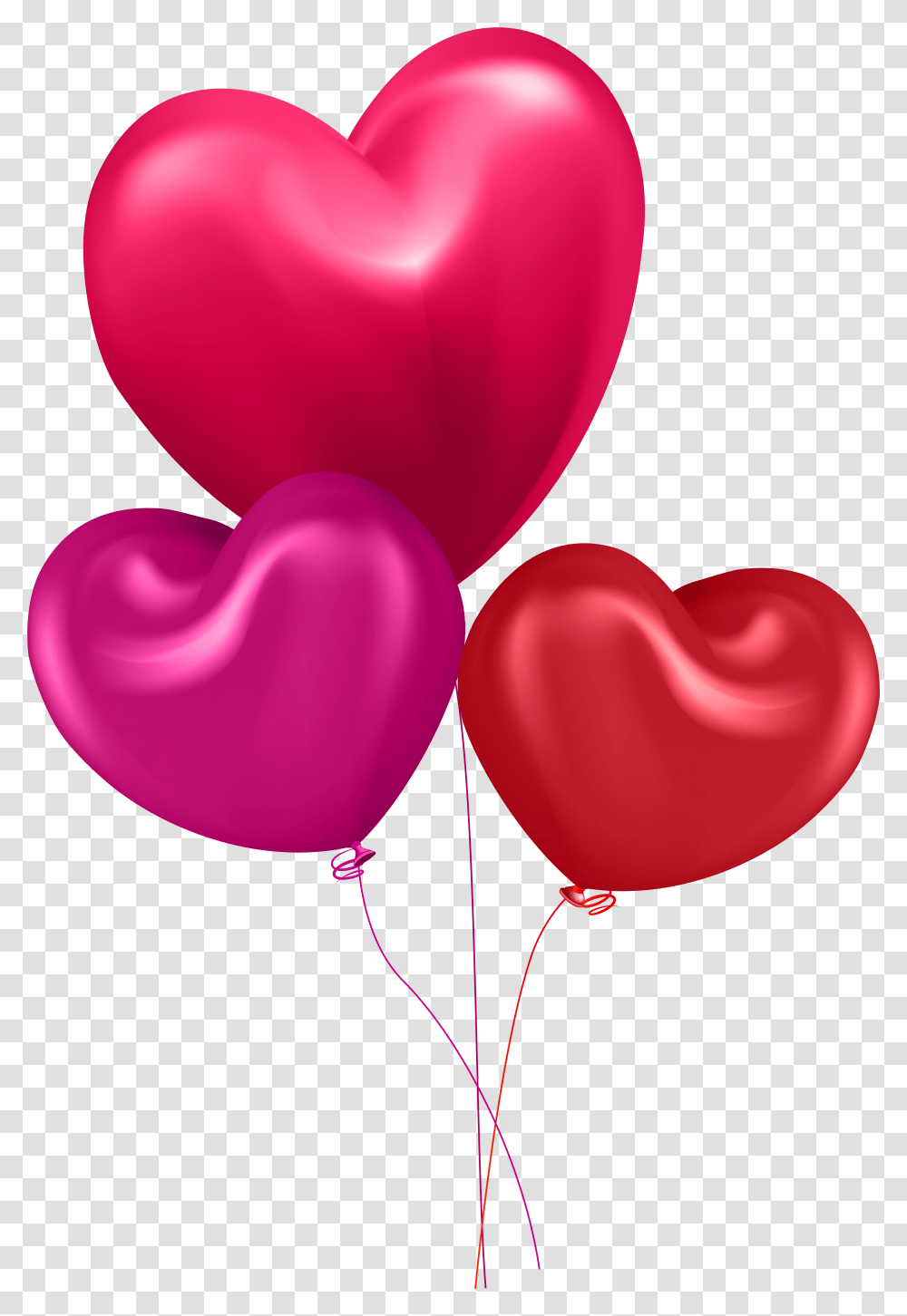 Clipart Hearts Balloon Heart Balloon Pink Clipart Transparent Png