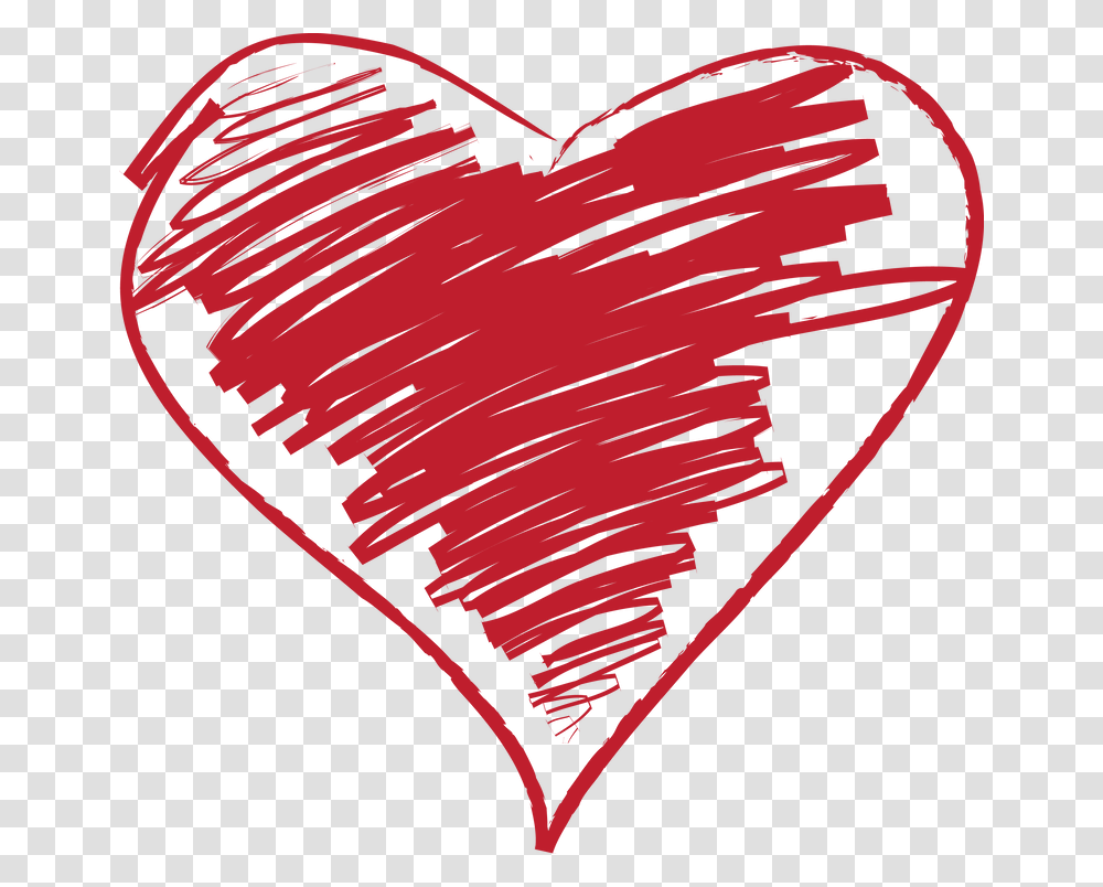 Clipart Hearts Scribble Heart Scribble Clipart Transparent Png