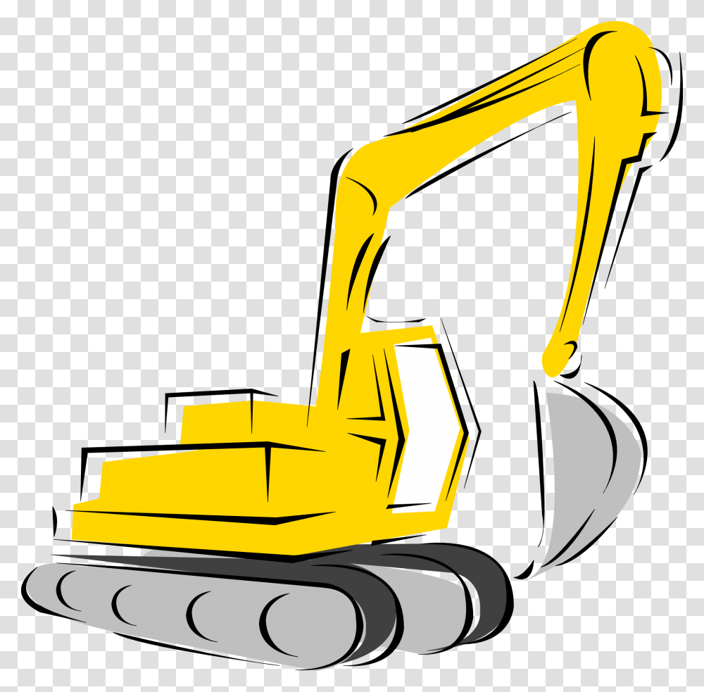 Clipart Heavy Equipment, Bulldozer, Tractor, Vehicle, Transportation Transparent Png