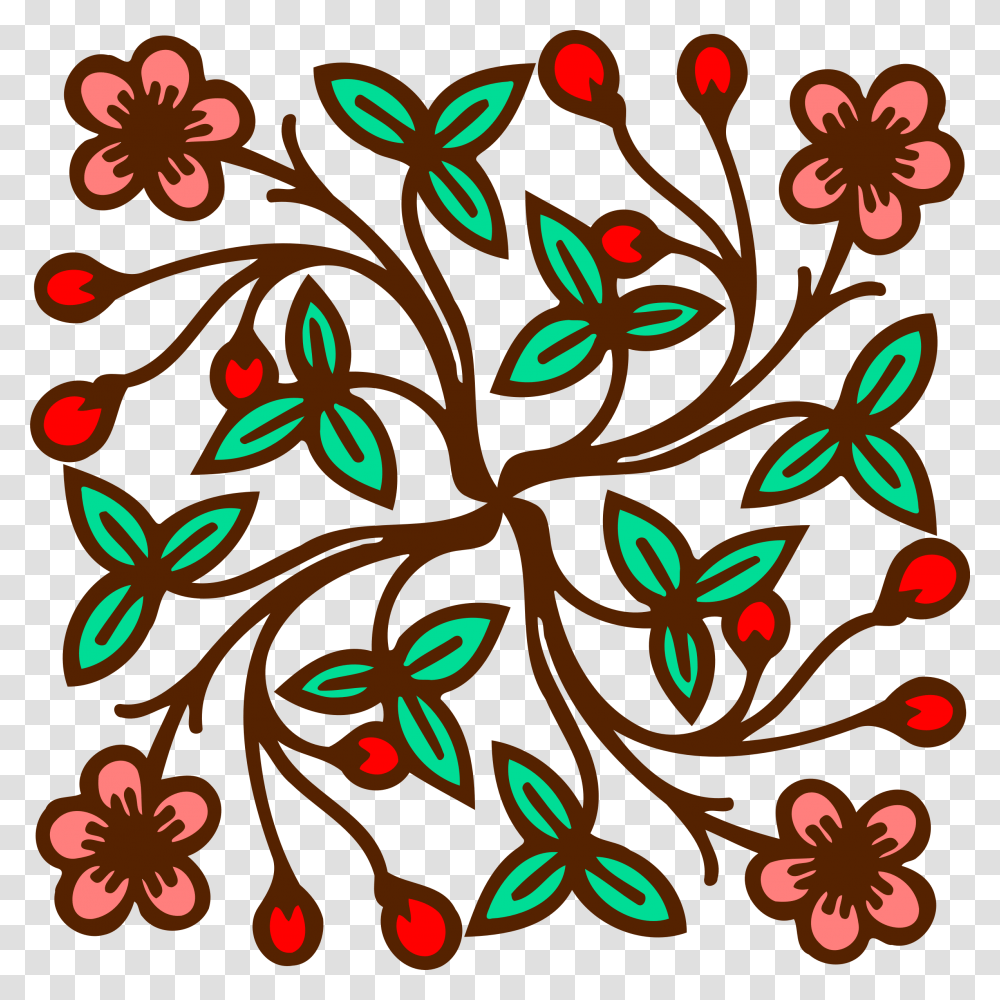Clipart High Quality Easy To Use Free Support Floral Design, Pattern, Rug Transparent Png