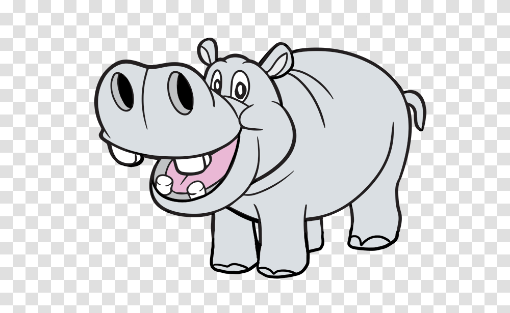 Clipart Hippo Clipart Cute, Mammal, Animal, Pig, Wildlife Transparent Png