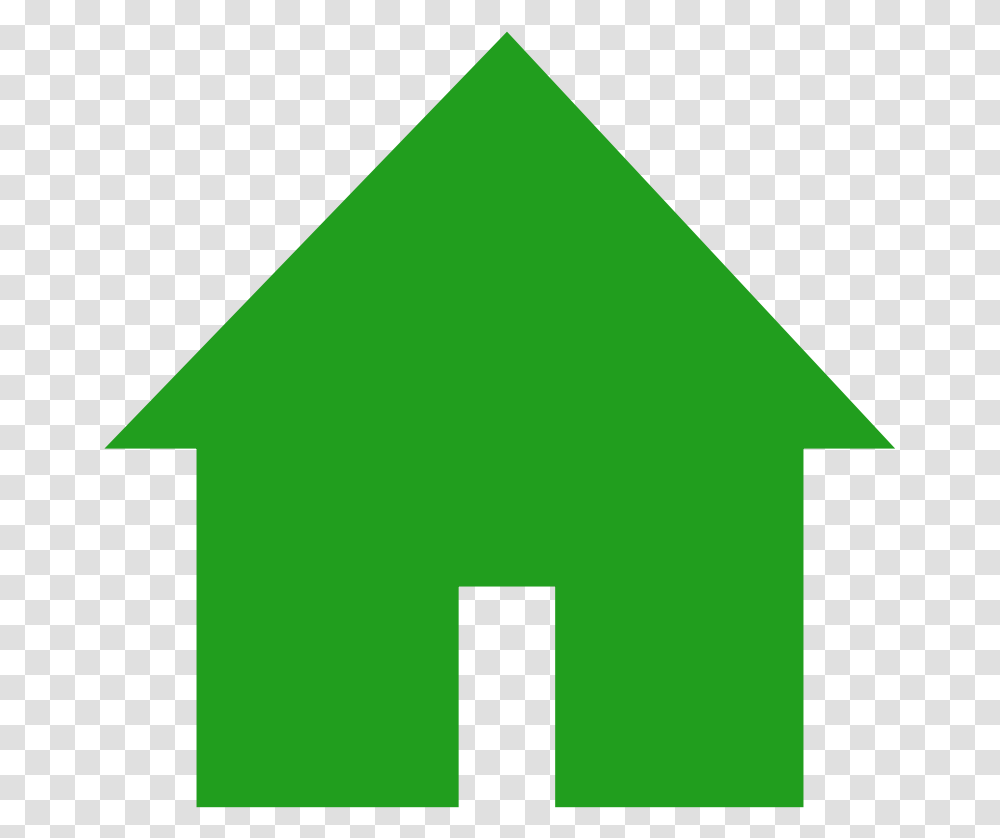 Clipart Home Green House, Triangle, Outdoors, Nature, Lighting Transparent Png