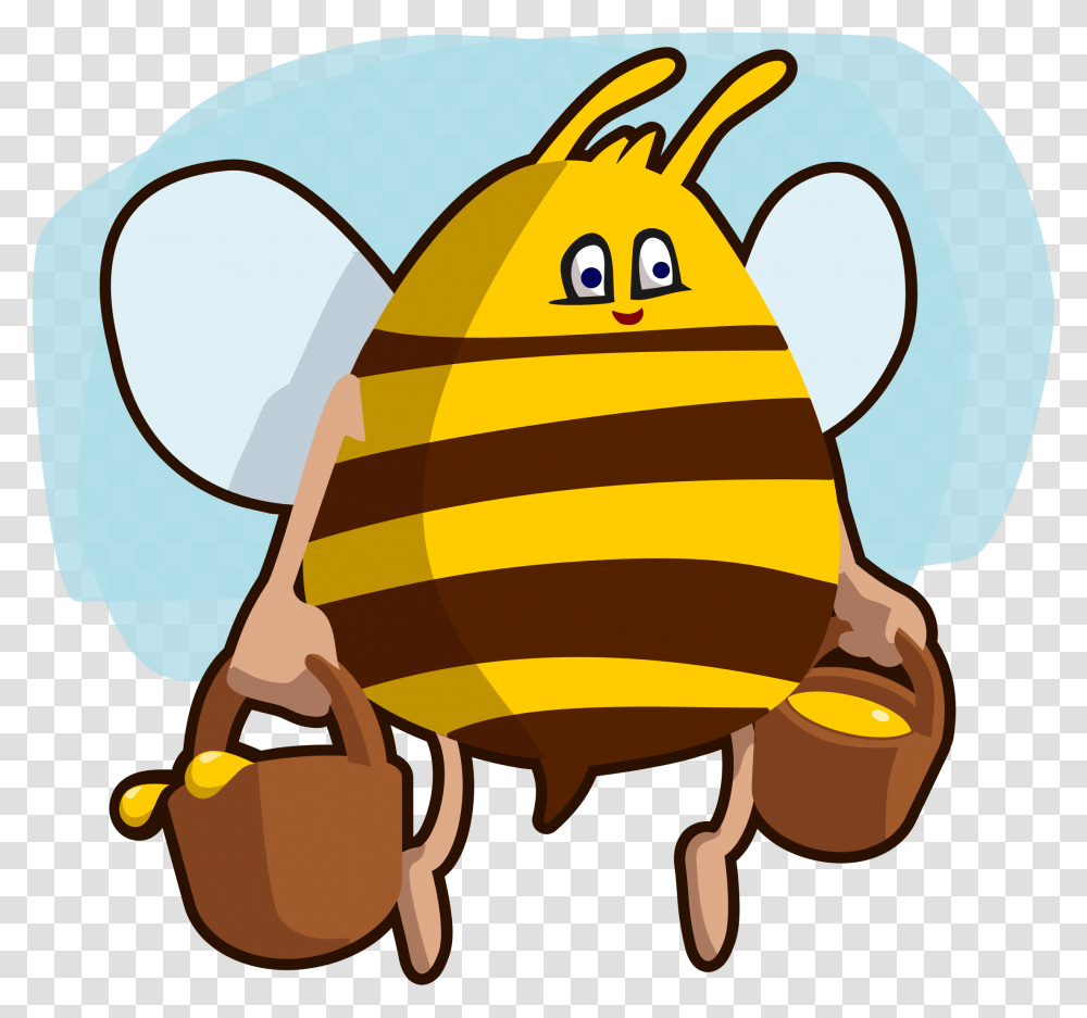 Clipart, Honey Bee, Insect, Invertebrate, Animal Transparent Png