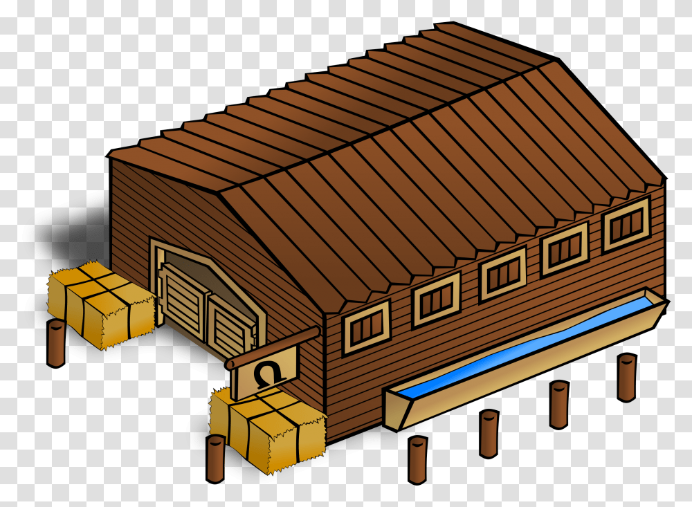 Clipart Horse Stable Stable, Wood, Hub, Hardware, Electronics Transparent Png
