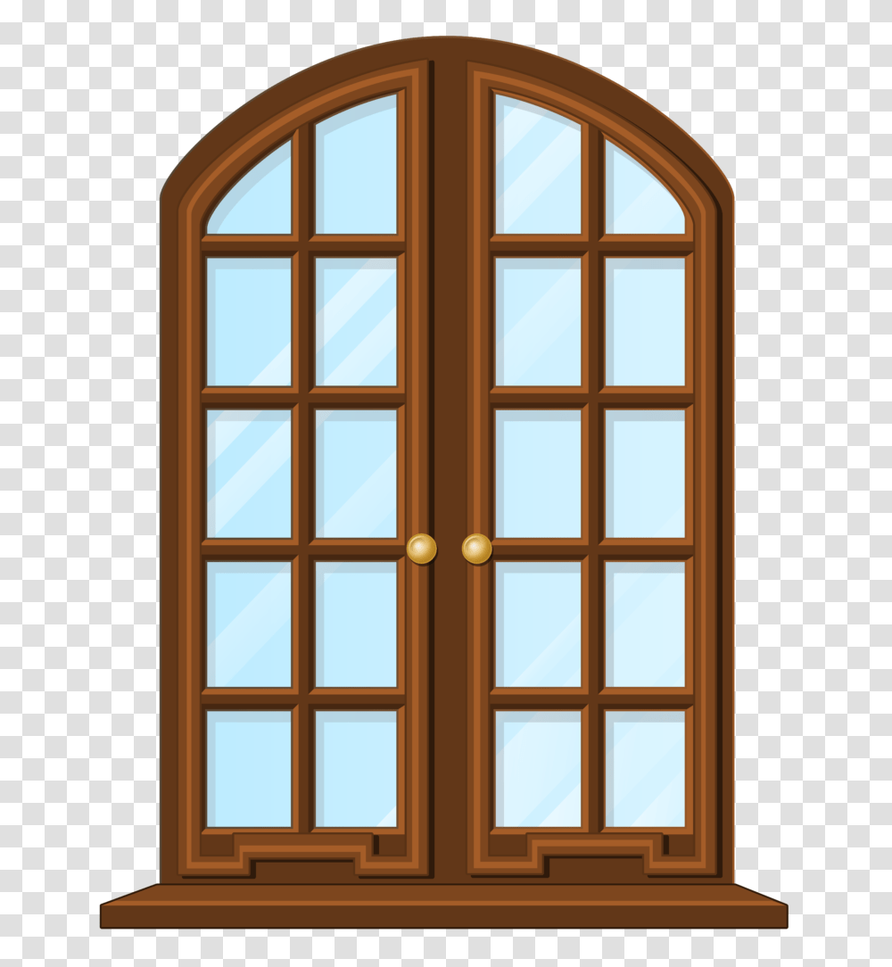 Clipart House Window Winging, French Door Transparent Png