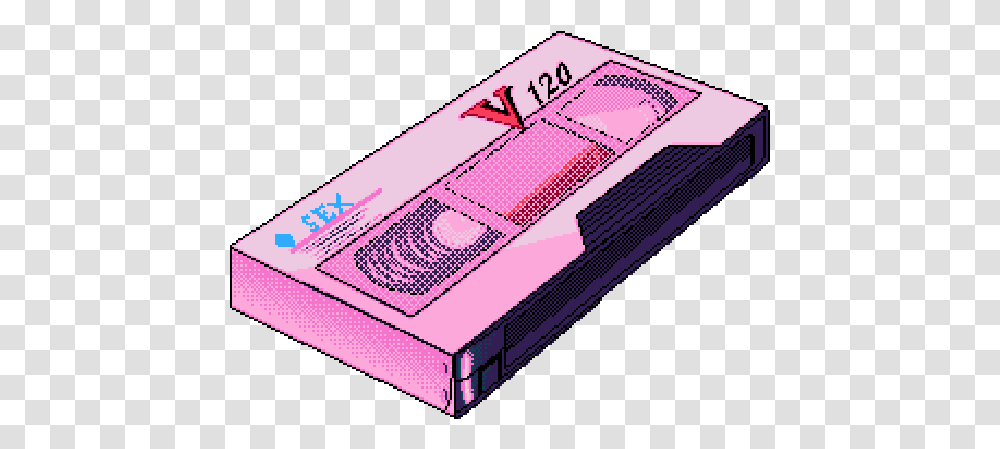 Clipart Hq Icon Favicon Pixel Vhs, Text, Rug, Rubber Eraser, Cassette Transparent Png