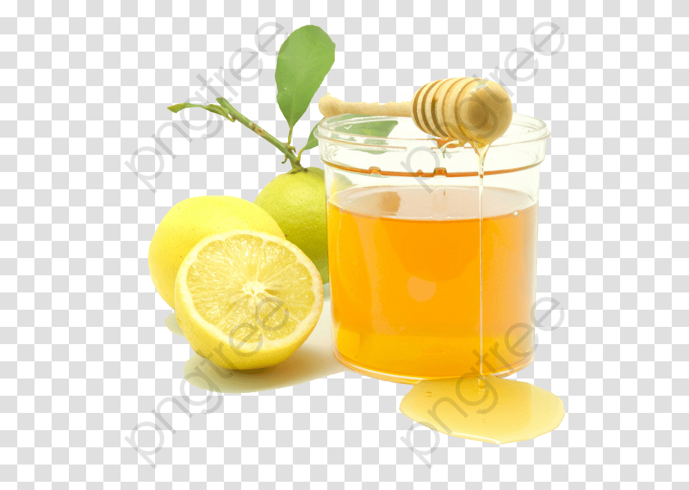 Clipart Image And Lemon And Honey, Plant, Food, Fruit, Citrus Fruit Transparent Png