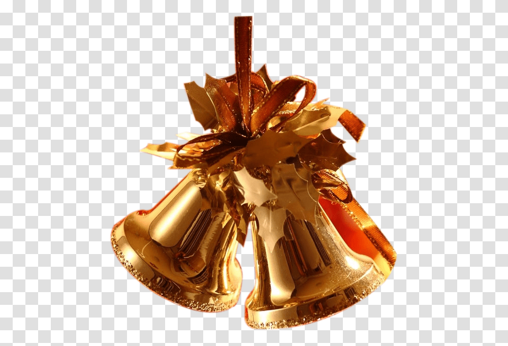 Clipart Image Bell Christmas Decorating Free Christmas Bell, Gold, Bronze, Lobster, Seafood Transparent Png