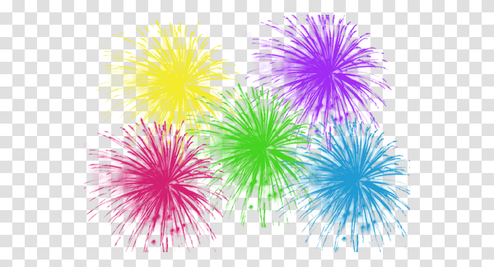 Clipart Image Different Colour Fireworks Celebration Party Clip Art, Purple, Outdoors, Nature, Pattern Transparent Png