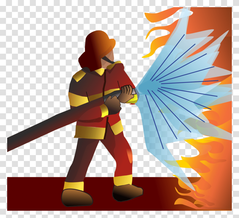 Clipart Image Of A Firefighter, Toy, Fireman, Modern Art Transparent Png