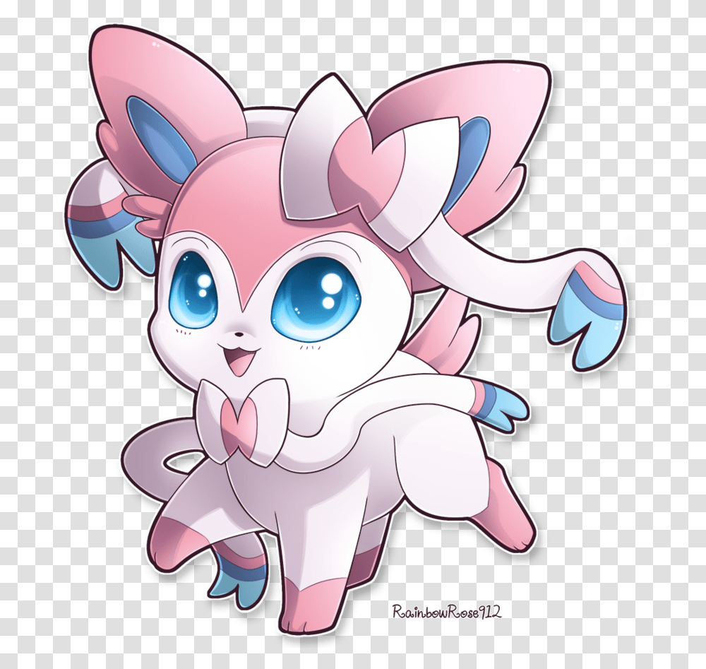 Clipart Images Sylveon Cute Eevee Evolutions, Animal, Mammal, Graphics, Deer Transparent Png
