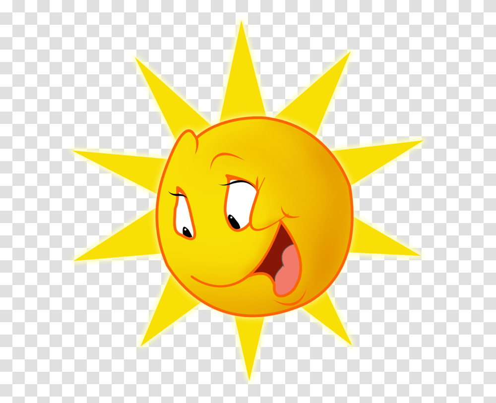 Clipart Infantil Funny Sun, Outdoors, Nature, Sky, Star Symbol Transparent Png