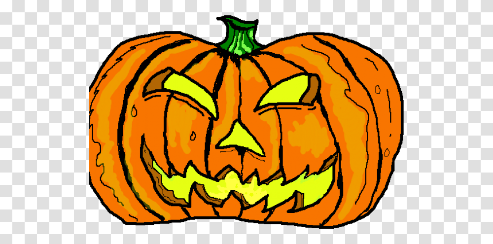 Clipart Jack O Lantern Halloween Calabaza Habbo, Plant, Pumpkin, Vegetable, Food Transparent Png