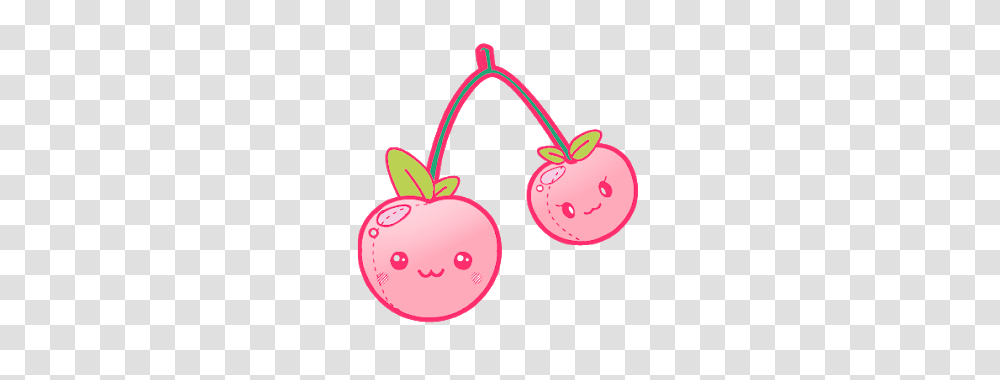 Clipart Kawaii Cute Clipart Free Clipart, Plant, Fruit, Food, Cherry Transparent Png