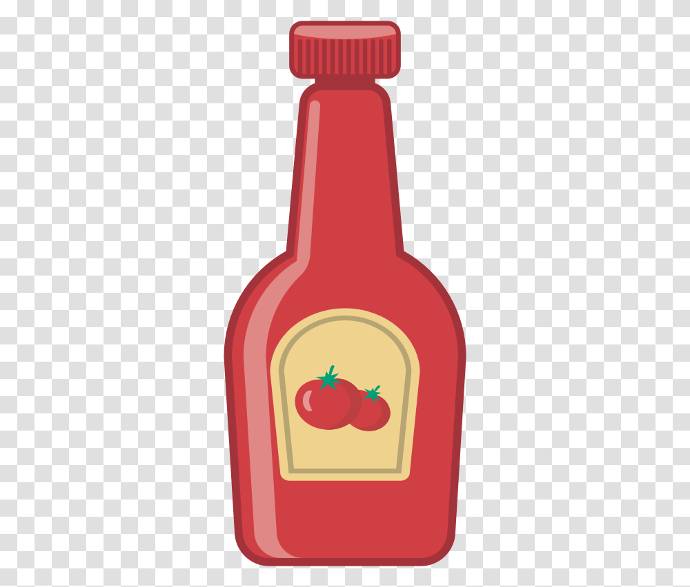 Clipart, Ketchup, Food, Bottle, Beverage Transparent Png