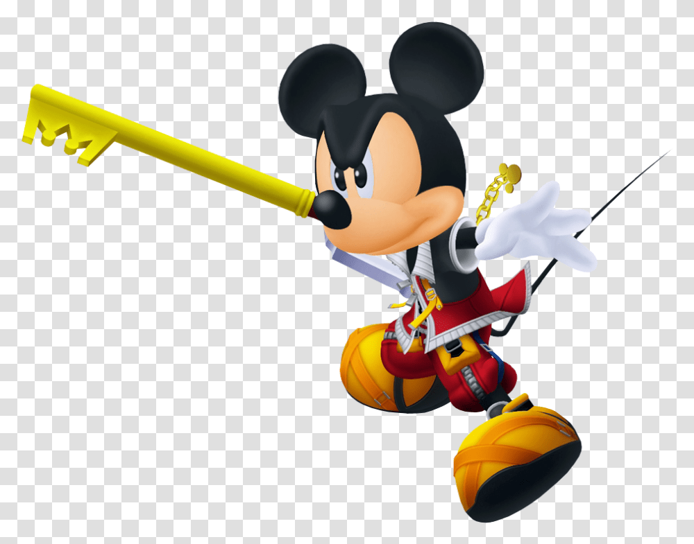 Clipart Key Mickey Mouse Kingdom Hearts Mickey Fighting King Mickey Kingdom Hearts 2 Transparent Png
