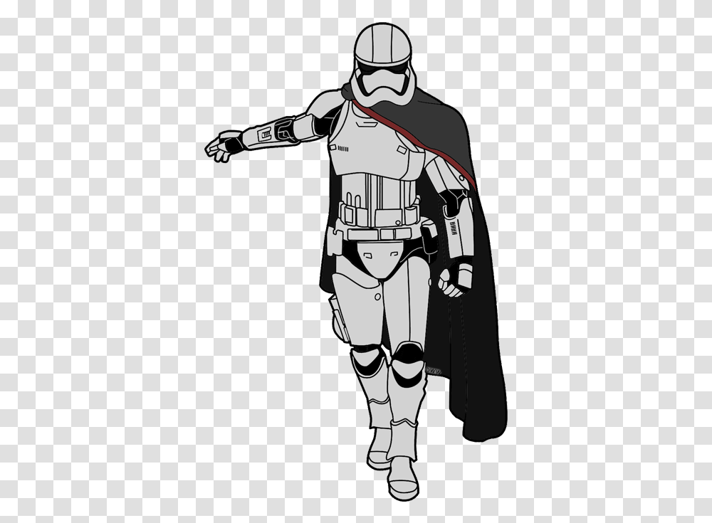 Clipart Kylo Ren Free For Star Wars Captain Phasma Clipart, Clothing, Apparel, Person, Human Transparent Png