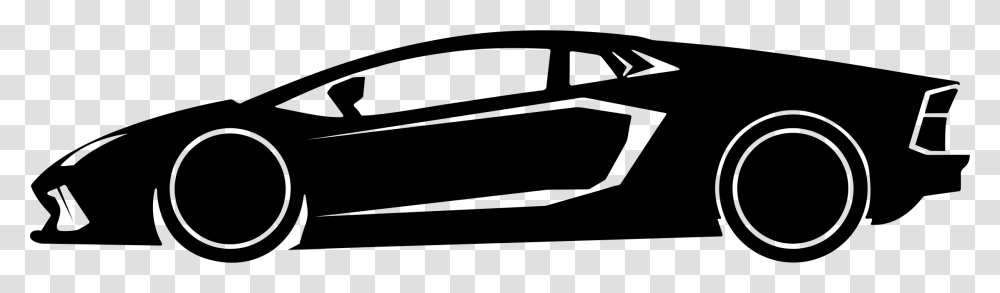 Clipart Lamborghini Black And White, Gray, World Of Warcraft Transparent Png