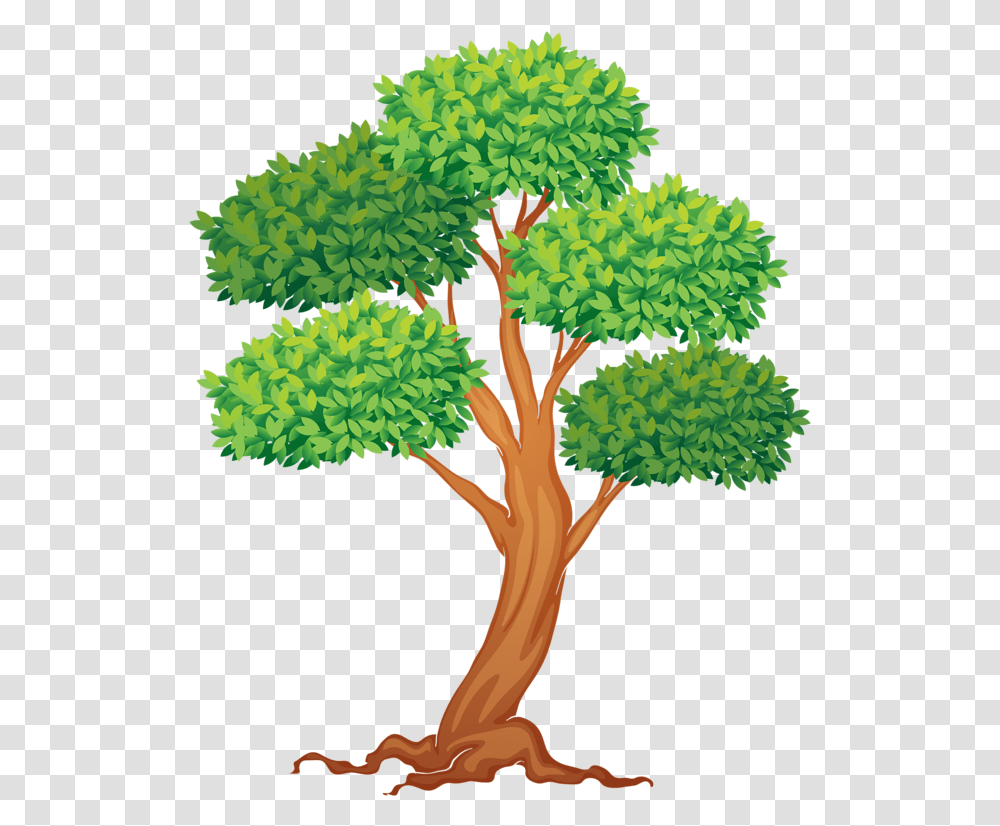 Clipart Leaf Apple Tree Tree Cartoon, Plant, Vegetation, Woodland, Outdoors Transparent Png