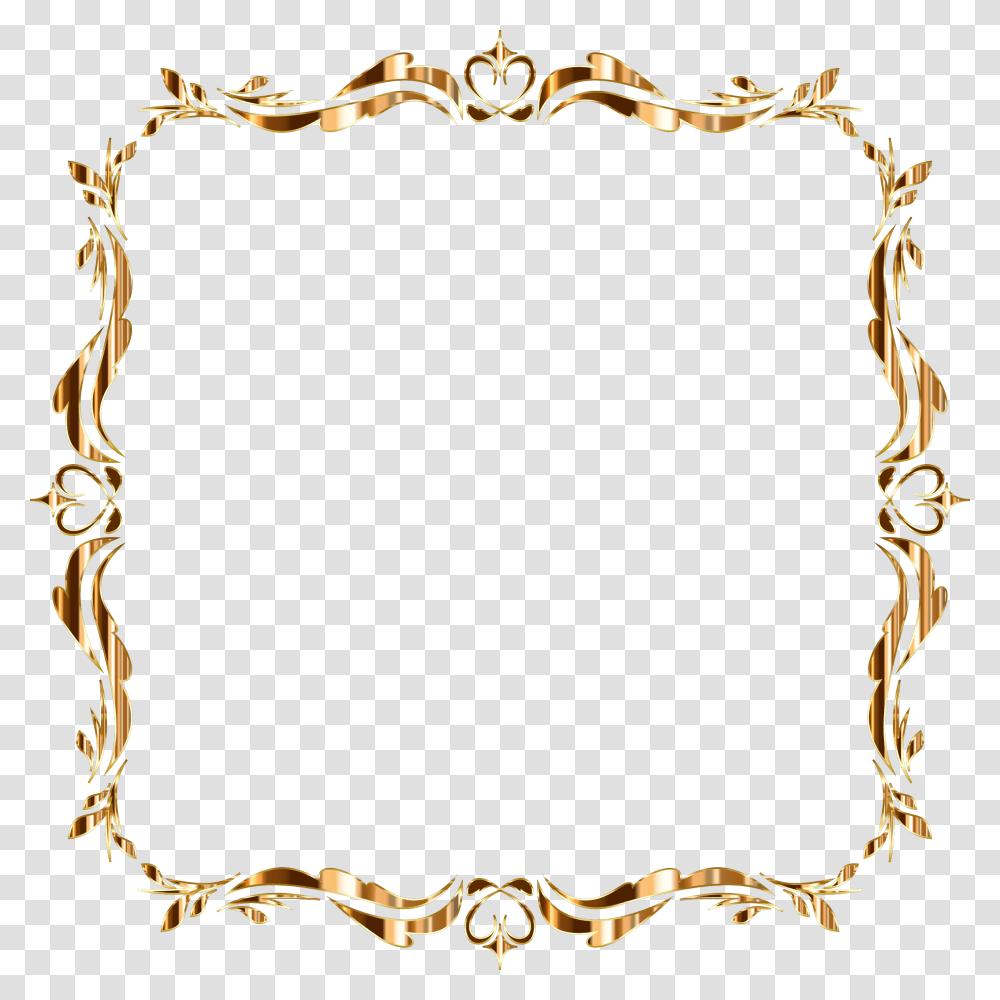 Clipart Leandrosciolas Vintage Derivative Gold Scroll Design Border, Bow, Mirror, Oval Transparent Png