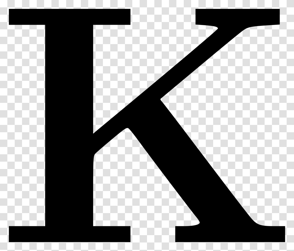 Clipart Letter K, Gray, World Of Warcraft Transparent Png