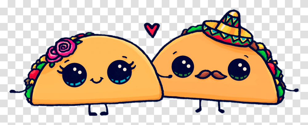 Clipart Library Library Taco Sticker Challenge On Picsart Tacos Cute, Toast, Bread, Food, Pac Man Transparent Png