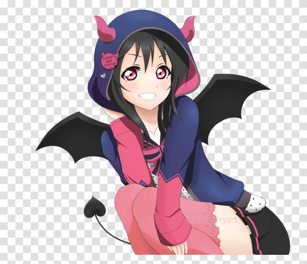 Clipart Library Stock Devil Nico Love Live School Idol Project, Manga, Comics, Book, Clothing Transparent Png