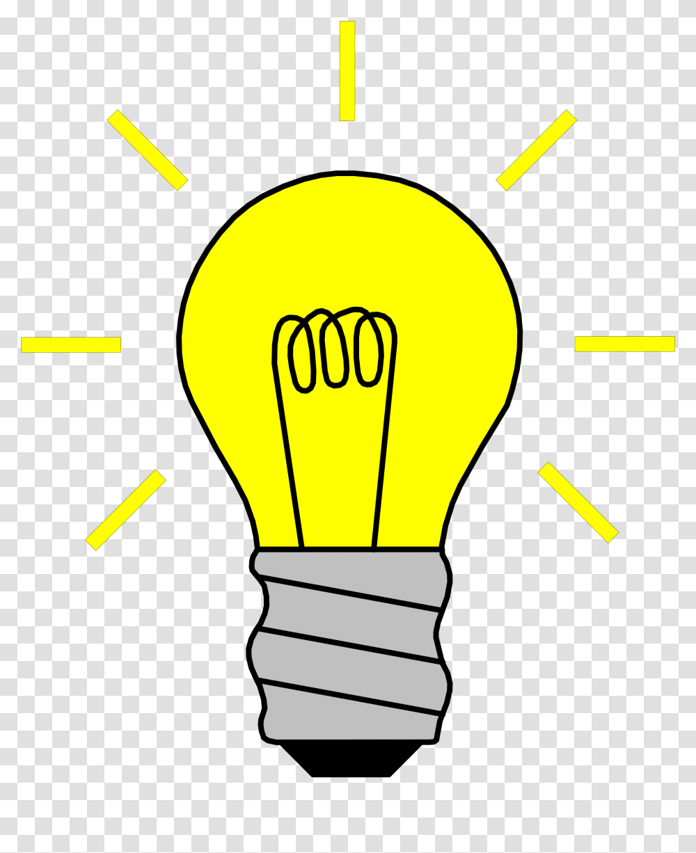 Clipart, Light, Lightbulb Transparent Png